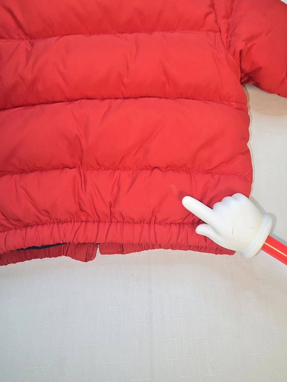 Kids‎ Red Puffer Jacket with Large Black Logo Pony -  Ralph Lauren
